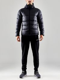 Sportliche Winterjacke Herren Schwarz